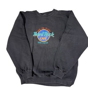 Hard Rock Cafe Black Crewneck Sweatshirt
